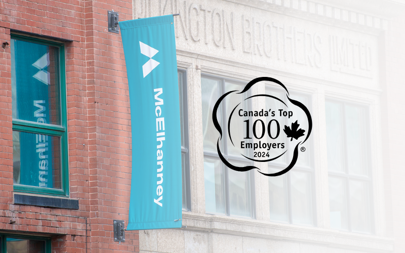 McElhanney is Recognized as one of Canada’s Top 100 Employers for 2024