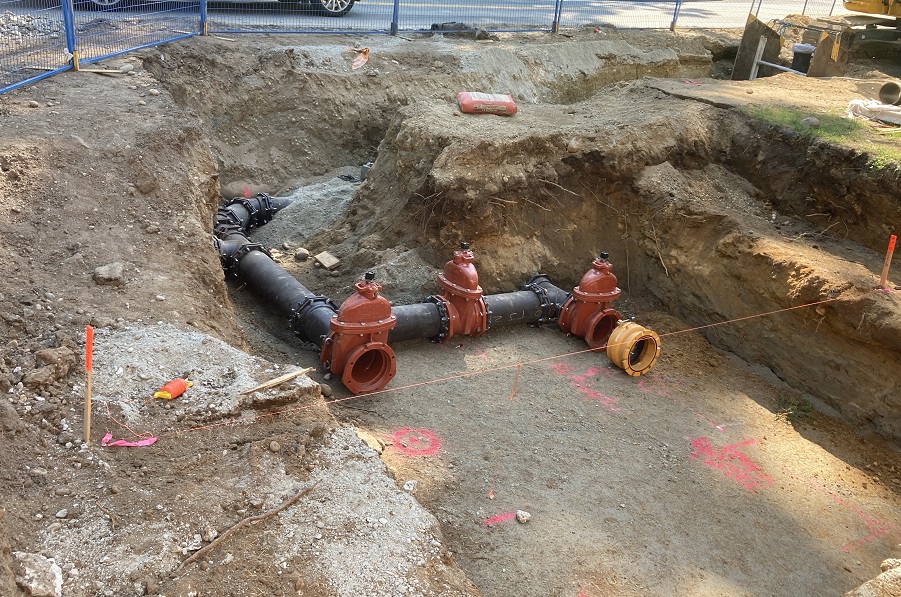 Watermain and bypass